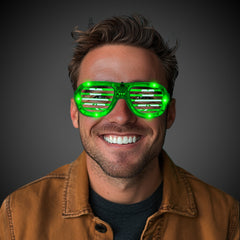 St. Patrick's Day LED Sunglasses Retail Hanging Display