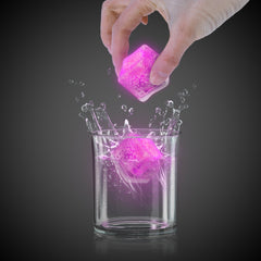 LED Pink Ice Cubes