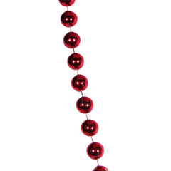 Red 33" 12mm Bead Necklaces
