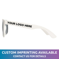 White Retro Sunglasses