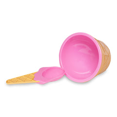 Pink Ice Cream Bowl & Spoon Sets