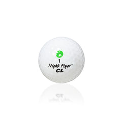 Night Flyer LED Green Constant-On Golf Ball