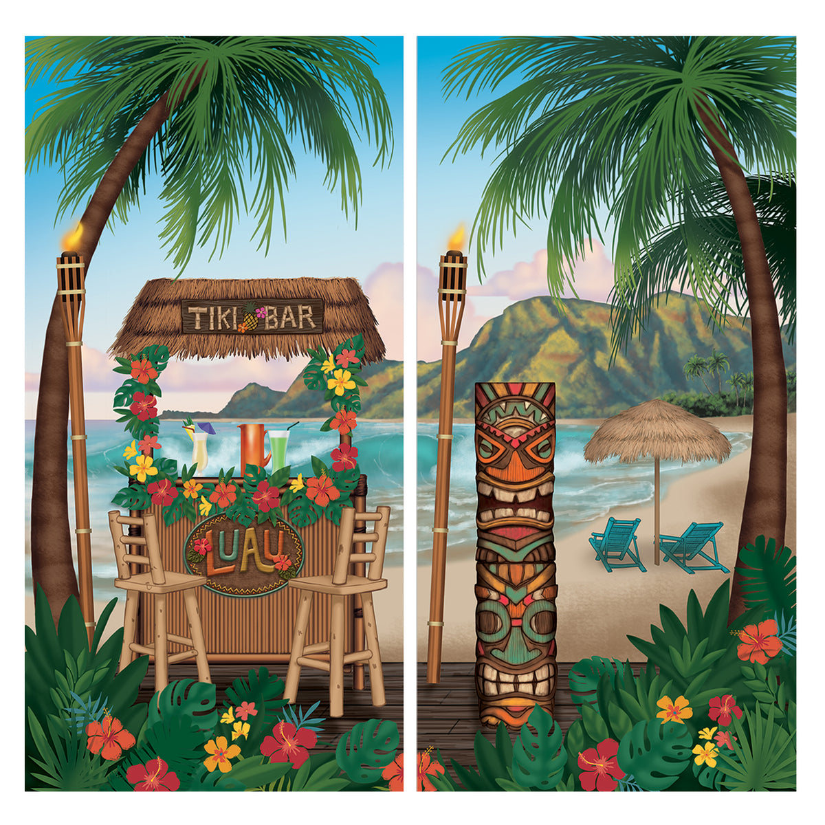 Vintage Tiki Scene Setter