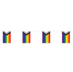 Progress Pride Flags Pennant Banner