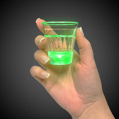LED Green 2 oz. Shot Glass