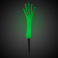 Skeleton Hand Nite-Glo Yard Stake