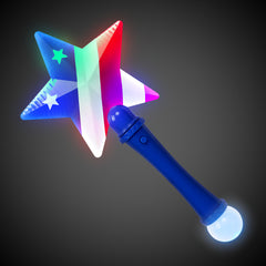 LED Patriotic Wands Retail Counter Display