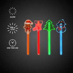 Christmas Glow Wands Retail Counter Display