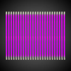 Purple 9" Glow Straws