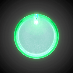 Green LED Badge