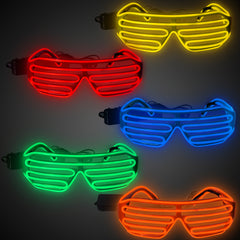EL Wire Slotted Shades
