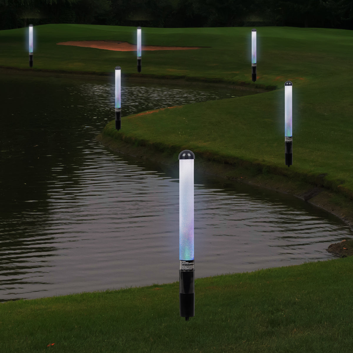 Multi-Color LED Yardage Markers