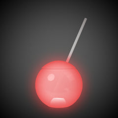 LED 20 oz. Tumbler Ball Cup with Straw