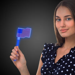 USA Flag Glow Wands