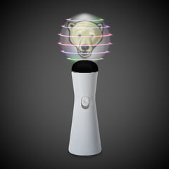 LED Polar Bear Coin Spinner Wand