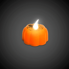 LED Halloween Pumpkin Candles Retail Counter Display