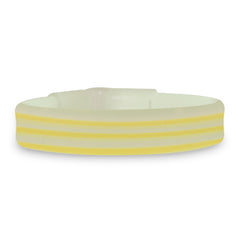 Yellow Triple Wide 9" Glow Bracelets