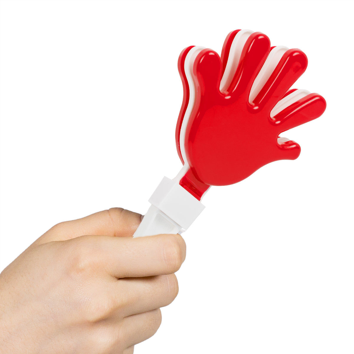 Red & White Hand Clappers
