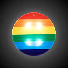 LED Rainbow Pride Medallion