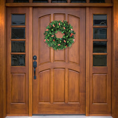 Holiday Tinsel Wreath Decoration