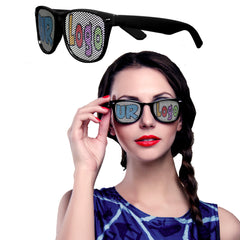 Black Novelty Custom Sunglasses