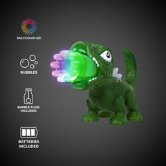 LED Dinosaur Bubble Blaster