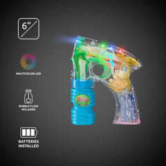 LED 6" Bubble Gun