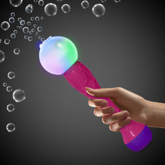 LED Pink Bubble Wand