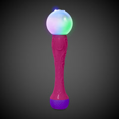 LED Pink Bubble Wand