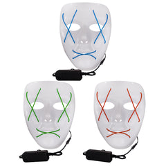 LED Assorted EL Wire Masks