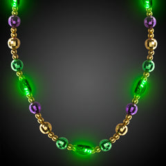 LED Mardi Gras 34" Bead Necklace