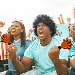 Orange & Black Hand Clappers