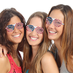 Patriotic Slotted Glasses