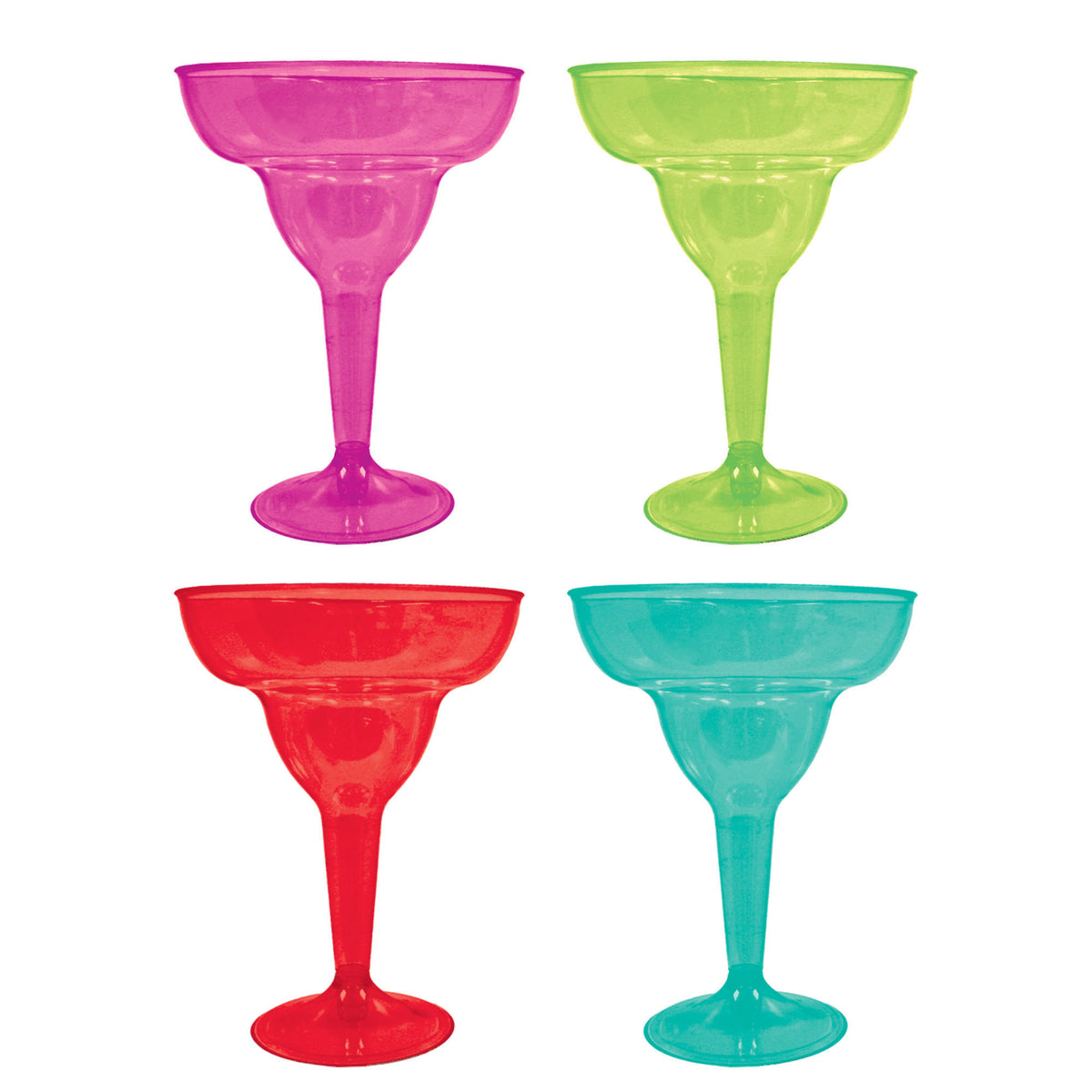 Margarita 11 oz. Plastic Glasses