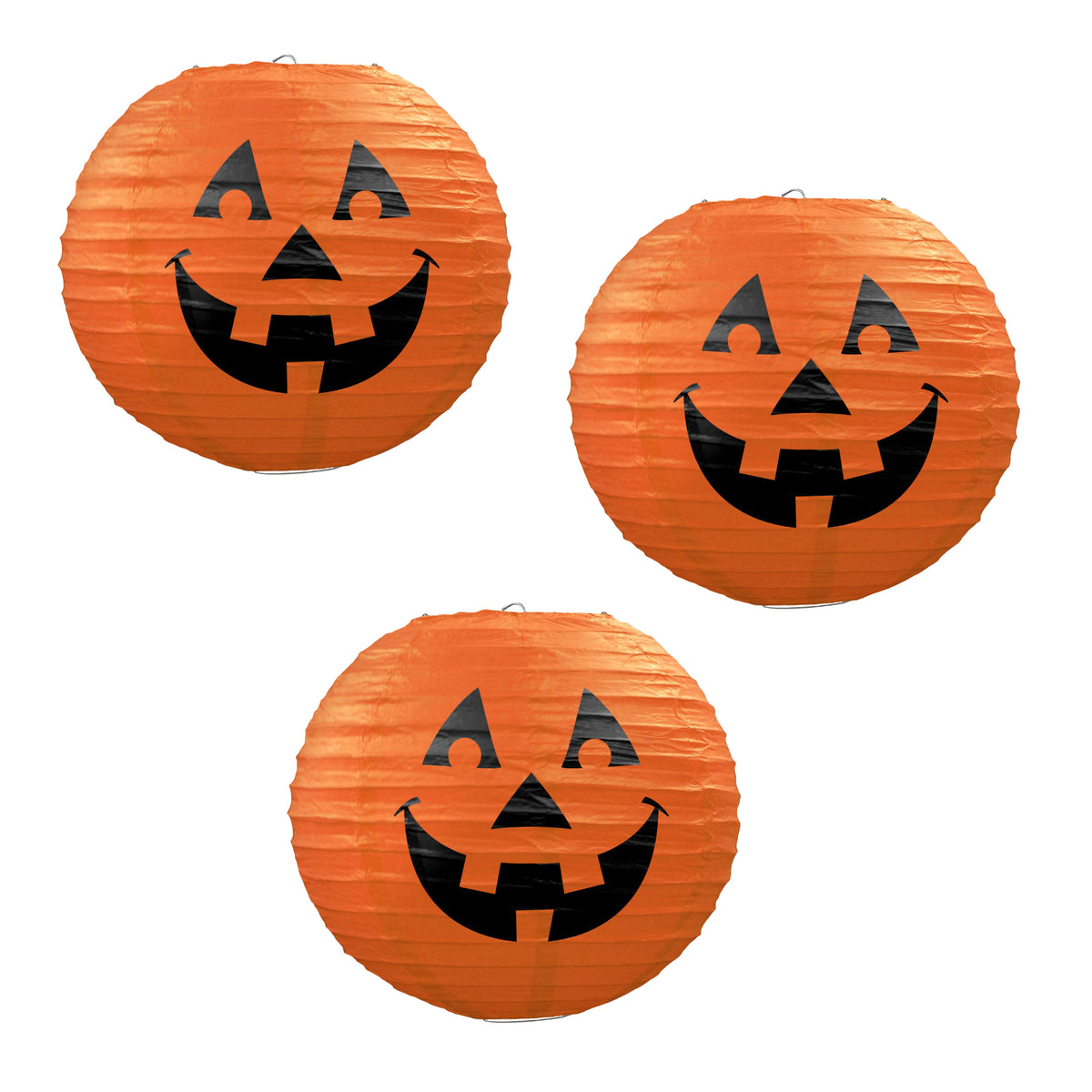 Hanging Jack-O-Lanterns