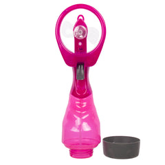 Pink Water Spray Fan