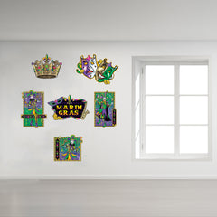 Mardi Gras Jumbo Cutouts