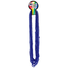 Dark Blue 7mm Bead 33" Necklaces