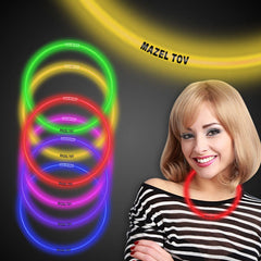 Mazel Tov 22" Glow Necklaces