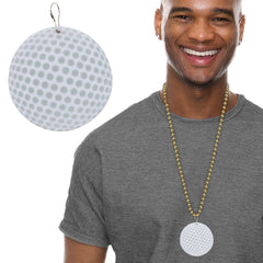 Golf Ball Plastic 2 1/2" Medallion