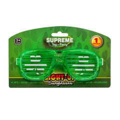 St. Patrick's Day LED Sunglasses Retail Hanging Display