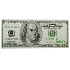 $100 Dollar Bill Cutout