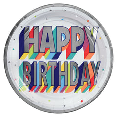 Birthday 9" Plates