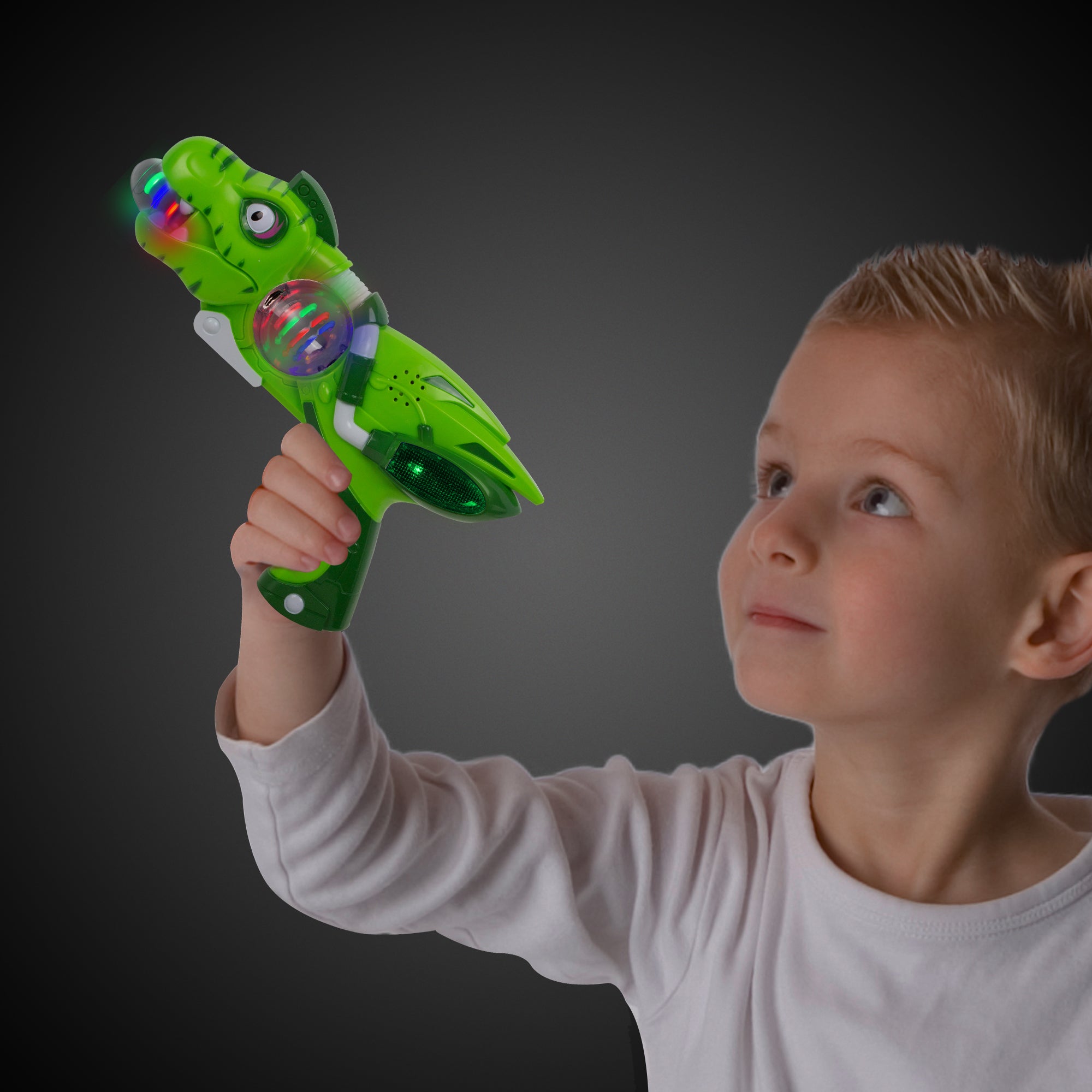 LED Dinosaur Spinner Gun – Windy City Novelties