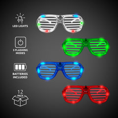 LED Slotted Shades