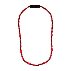 LED Red 30" Beaded Necklace