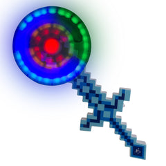 Blue LED Pixel Windmill Sword
