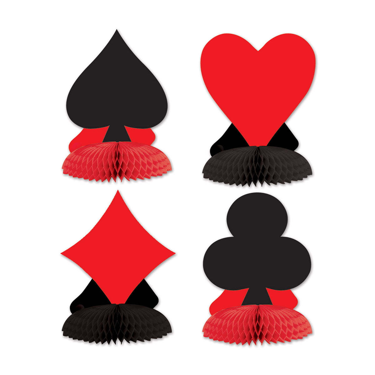 Mini Card Suit Centerpieces