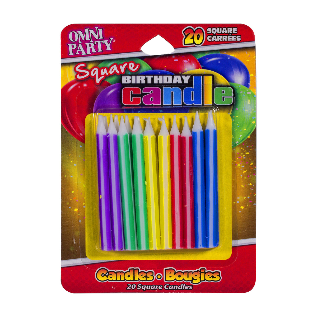 Square Birthday Candles