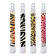 Assorted Animal Print 6" Glow Sticks